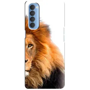 Чохли з картинкою животних Oppo Reno 4 Pro (Лев грива)