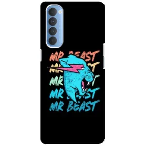 Чохли Містер Біст для ОППО Рено 4 Про (logo Mr beast)