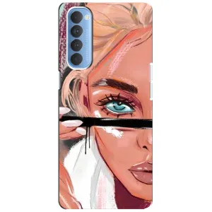 Чехол с печатью для Oppo Reno 4 Pro - (Мода) (AlphaPrint)