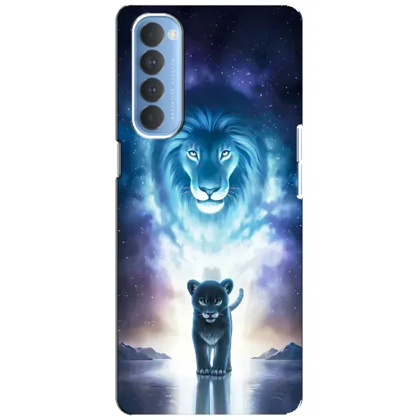 Чехол с принтом «Маленький лев» для OPPO Reno 4 Pro