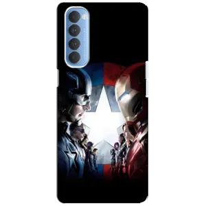 Чохли з героями Марвел Oppo Reno 4 Pro (VPrint) (Марвел стайл)