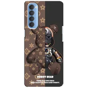 Круті Чохли Луі Віттон для Oppo Reno 4 Pro (AlphaPrint) (Ведмідь Луі Вітон)