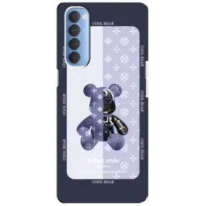 Круті Чохли Луі Віттон для Oppo Reno 4 Pro (AlphaPrint) (Медведик LV)