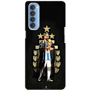 Чохли для Oppo Reno 4 Pro (Leo чемпіон) (AlphaPrint) (Мессі Король)