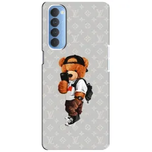 Бренднові Чохли для Oppo Reno 4 Pro - (PREMIUMPrint) (Ведмедик Луі)