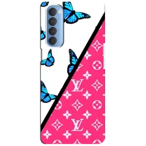 Бренднові Чохли для Oppo Reno 4 Pro - (PREMIUMPrint) (Мода LV)