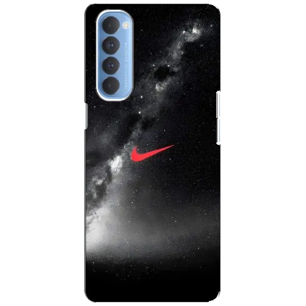 Чехол с принтом «Найк красный» для OPPO Reno 4 Pro