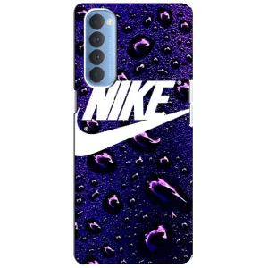 Чехол для Oppo Reno 4 Pro - с принтом Найк (AlphaPrint) (Найк принт)