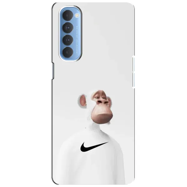 Чехол с принтом «обезьяна NFT Nike» для OPPO Reno 4 Pro