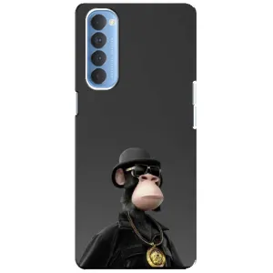 Чохли з Мавпами NFT для Oppo Reno 4 Pro (AlphaPrint) (Мавпа NFT)