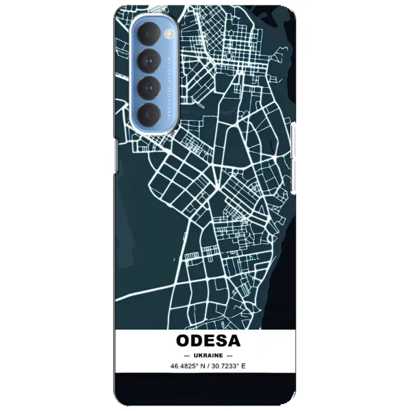 Чехол с принтом «Одесса» для OPPO Reno 4 Pro