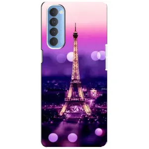 Чехол Эйфелева Башня для Oppo Reno 4 Pro - (AlphaPrint)