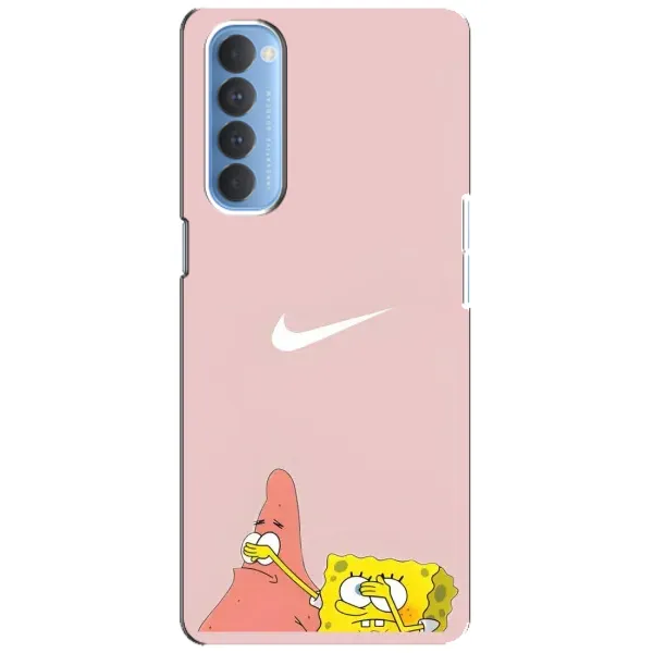 Чохол з принтом «Патрік і Губка» для OPPO Reno 4 Pro