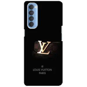 Чохли Луі Вітон для Oppo Reno 4 Pro (AlphaPrint - LOUIS VUITTON) (ремінець LV)