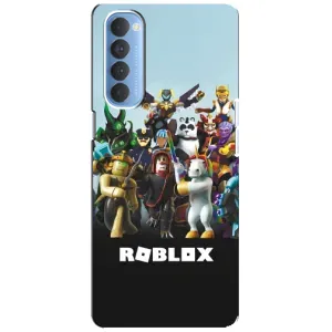 Чохли з топовими принтами для ОППО Рено 4 Про (ROBLEX)