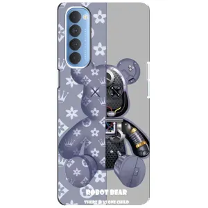 Круті Чохли Луі Віттон для Oppo Reno 4 Pro (AlphaPrint) (Робот Медведик)