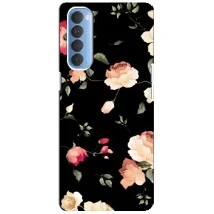 Чохли з квітами для Oppo Reno 4 Pro (VPrint) (Трояндочки)