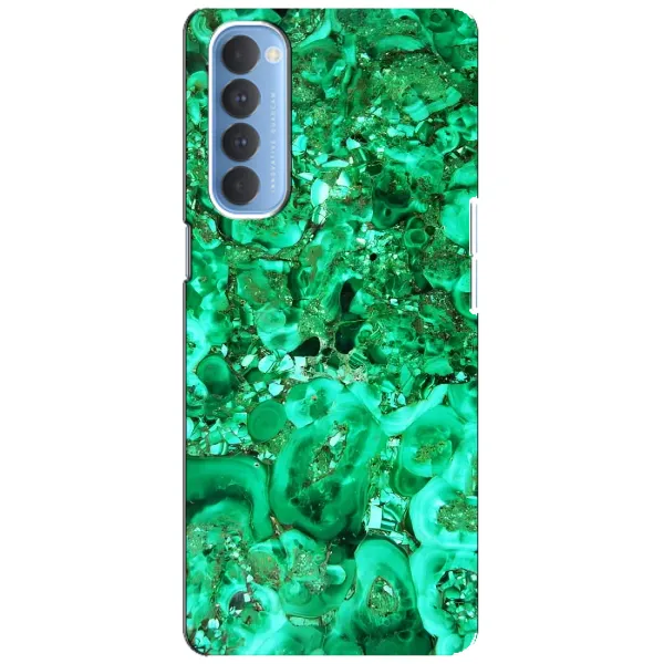 Чехол с принтом «Салатный Мрамор» для OPPO Reno 4 Pro