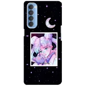 Чехлы Персонажи Аниме Наруто для Oppo Reno 4 Pro (AlphaPrint) (Сейлор Мун)