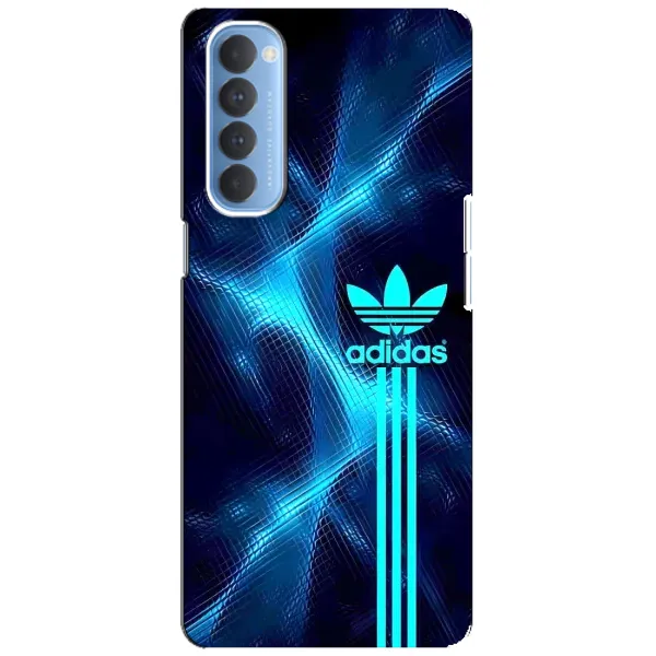 Чехол с принтом «Синий Адидас» для OPPO Reno 4 Pro