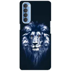 Чохол з картинкою ЛЕВ для Oppo Reno 4 Pro (VPrint)