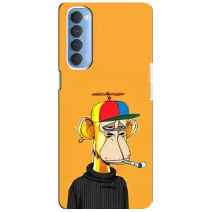 Чохли з Мавпами NFT для Oppo Reno 4 Pro (AlphaPrint) (Нудна мавпа NFT)
