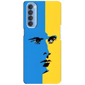 Украинские Чехлы для Oppo Reno 4 Pro с картинкой УПА (AlphaPrint) (Степан Бандера)