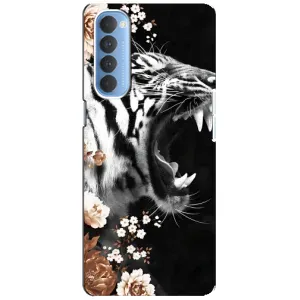 Чохли з картинкою животних Oppo Reno 4 Pro (Стильний ТИГР)