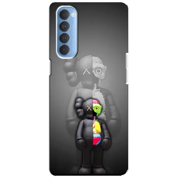 Чехол с принтом «Тело Bearbrick» для OPPO Reno 4 Pro