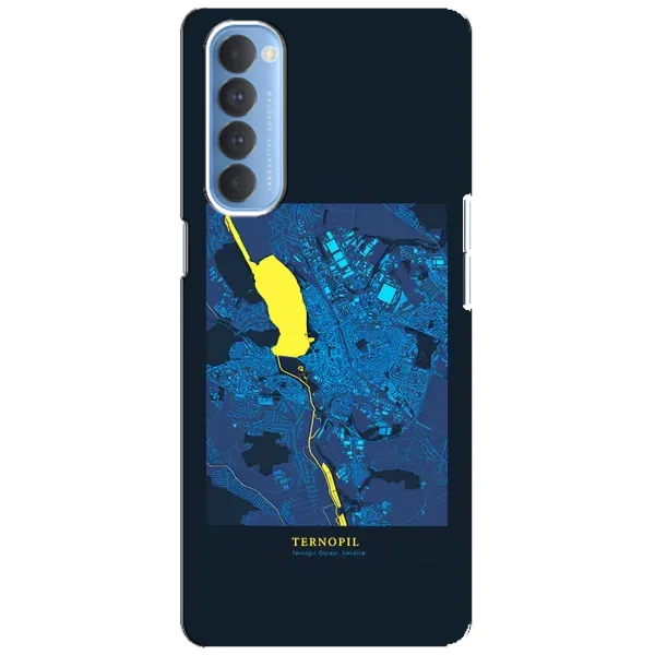 Чехол с принтом «Тернополь» для OPPO Reno 4 Pro
