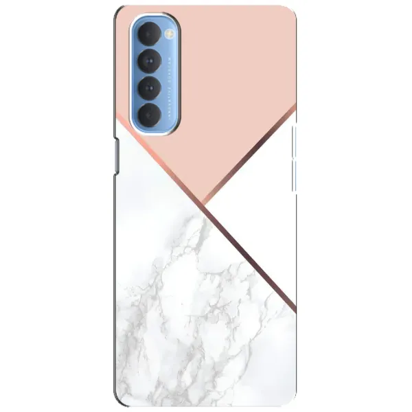 Чехол с принтом «Тройной мрамор» для OPPO Reno 4 Pro