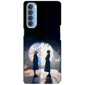 Чохли Венсдей на Oppo Reno 4 Pro Уенсдей (AlphaPrint) (Венздей та Інід)