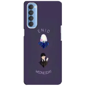 Чохли Венсдей на Oppo Reno 4 Pro Уенсдей (AlphaPrint) (Венздей і подруга)