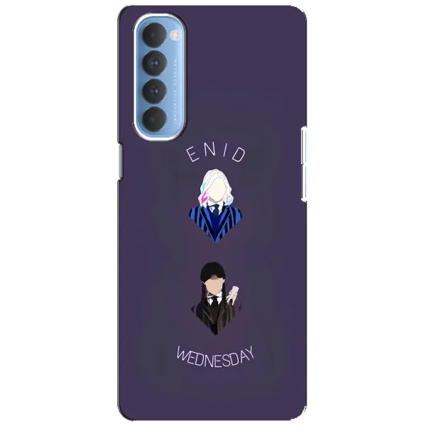Чохол з принтом «Венздей і подруга» для OPPO Reno 4 Pro