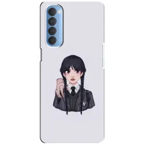 Чохли Венсдей на Oppo Reno 4 Pro Уенсдей (AlphaPrint) (Венздей і Річ)