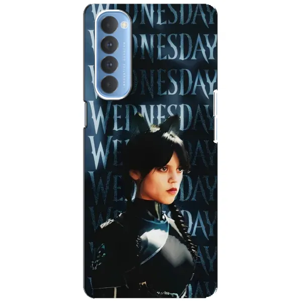 Чохол з принтом «Венздей кішка» для OPPO Reno 4 Pro