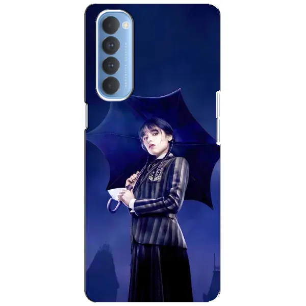 Чохол з принтом «Венздей з парасолькою» для OPPO Reno 4 Pro