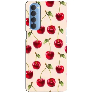 Чохли з фруктами для Oppo Reno 4 Pro (VPrint) (Черешня)