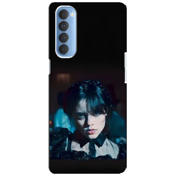 Чохол з принтом «погляд Венздей» для OPPO Reno 4 Pro