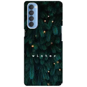 Новорічні, Святкові Чохли для Oppo Reno 4 Pro - 2024 год (Winter)
