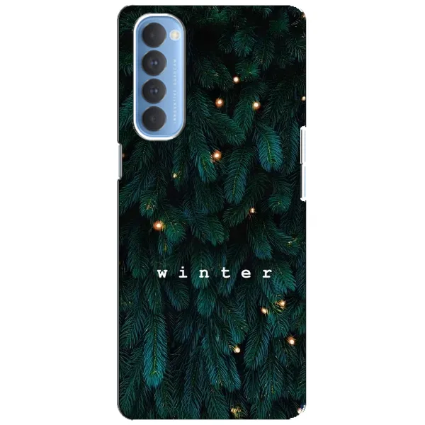 Чехол с принтом «Winter» для OPPO Reno 4 Pro