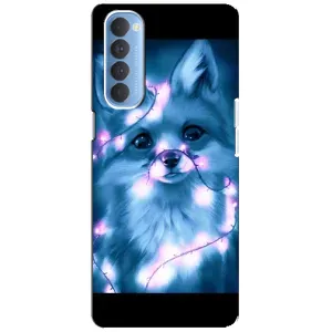 Чехлы с картинкой Лисички для Oppo Reno 4 Pro (VPrint)