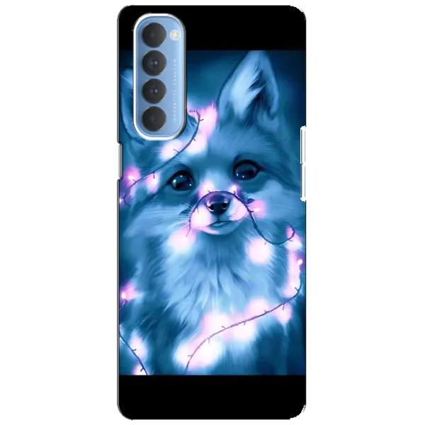 Чехол с принтом «Яркая лисичка» для OPPO Reno 4 Pro