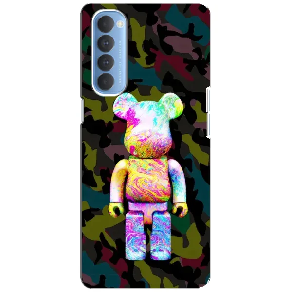 Чехол с принтом «Яркий Bearbrick» для OPPO Reno 4 Pro