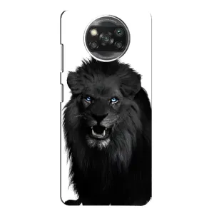 Чехлы с картинками животных Oppo Reno 4 (Черный ЛЕВ)