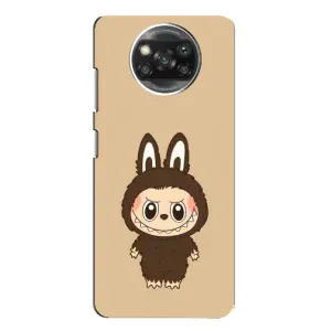 Чехол с Лабубу на Oppo Reno 4 (Bored Ape в красном)