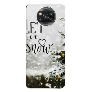 Новогодние, Праздничные Чехлы для Oppo Reno 4 - 2024 год (Let it snow)