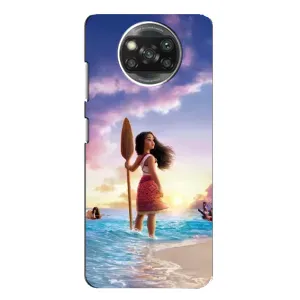 Чехол с мультфильмом Моана Oppo Reno 4 (Моана с веслом)