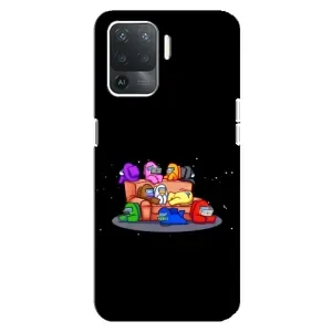 Чехол Амонг Ас для OPPO Reno 5 Lite (AlphaPrint) (Амонг-ас)
