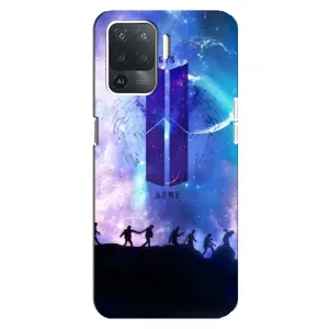 Чохли BTS для OPPO Reno 5 Lite (AlphaPrint) (Army BTS)